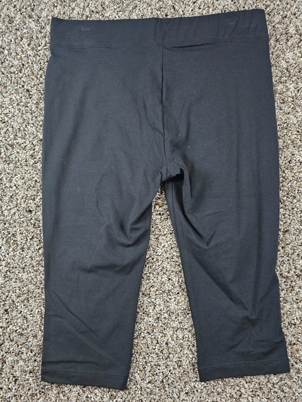 Vintage Y2K Danskin Womens Sz XL Capri length Athletic Leggings Black NEW - Picture 4 of 4